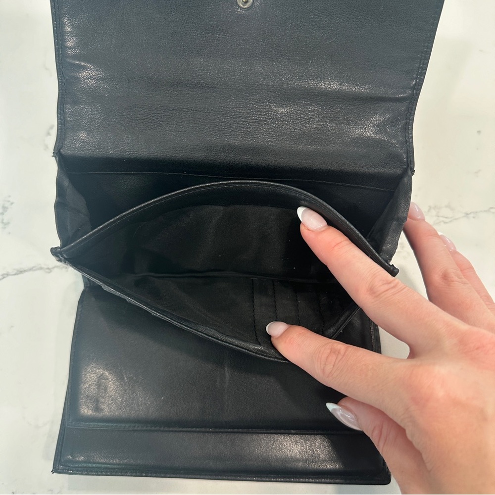 ⚜️ Tumi Black Leather Wallet - Picture 7 of 12